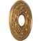 Ekena Millwork Baltimore PVC Ceiling Medallion (Canopies up to 5 1/4"), 13"OD x 3 1/2"ID x 3/4"P, Bright Coat Gold CMP13BABGL - alternate 5